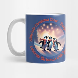 "Penguin Pals Parade: A Chilly Christmas Bash!" Mug